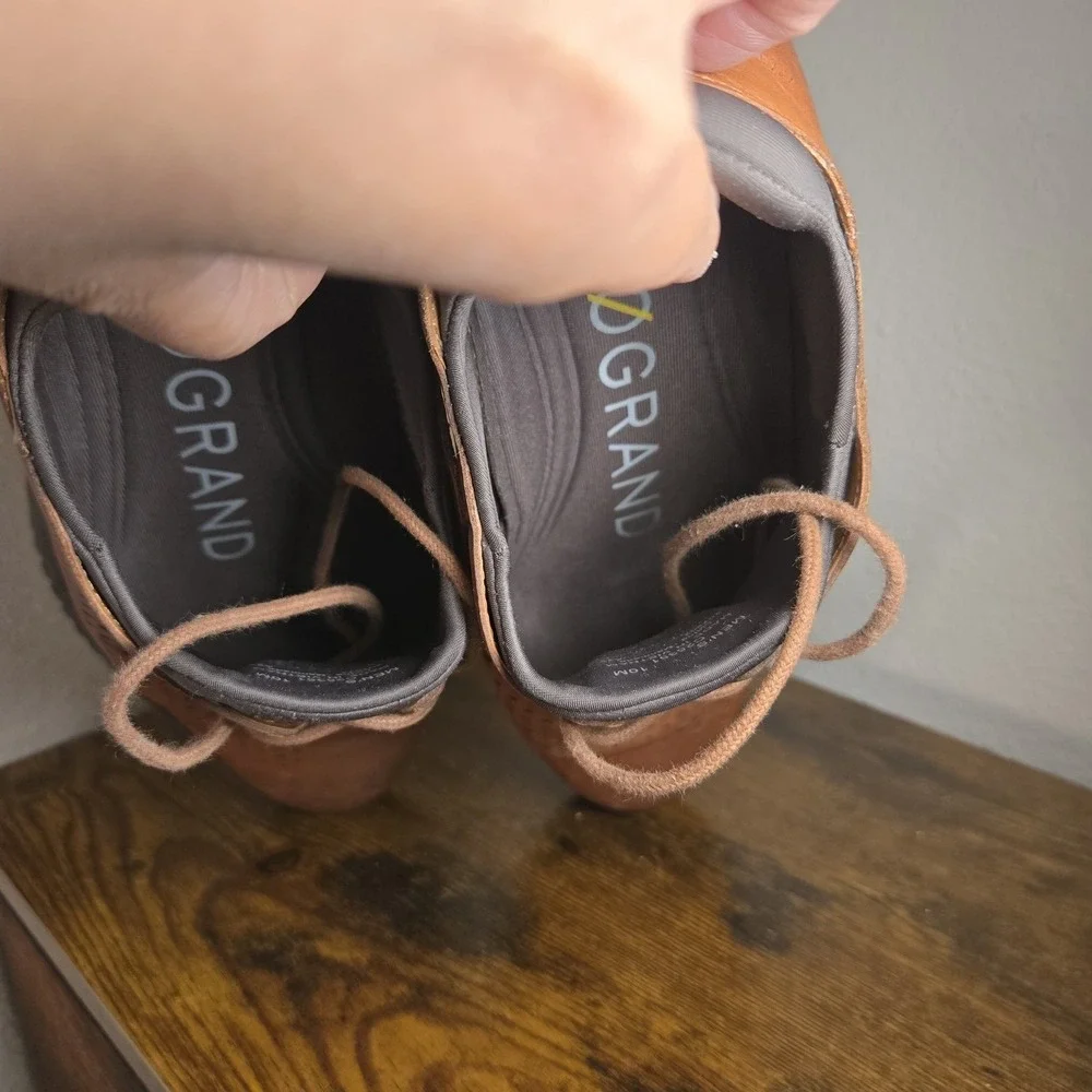 Cole Haan Shoes Mens Size 10 Brown Leather Zerogrand Dress‎ Oxford Grand.OS